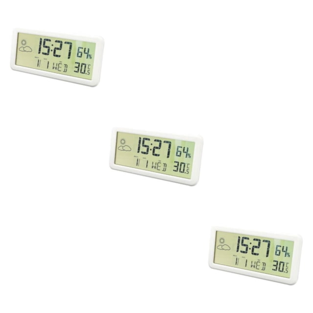Reloj digital Wosthever ABS con pantalla LCD y sensor inteligente color negro