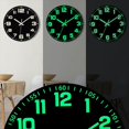 thumbnail image 5 of Relojes de Pared de 12 Pulgadas Que Brillan en la Oscuridad Reloj de Pared Silencioso Luces Nocturnas Que No Hacen Tictac Reloj de Pared Vintage de Madera Luminoso, 5 of 5