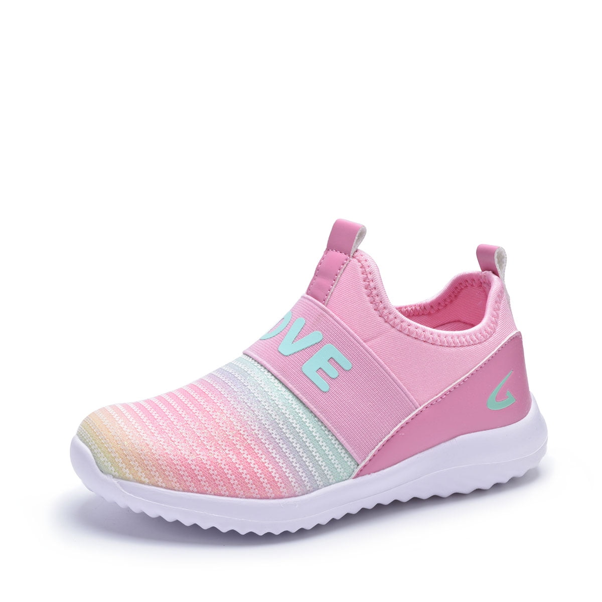 Cutee Girl Sneakers SlipOn Kids Shoes for Girls, Toddler and Big Kids
