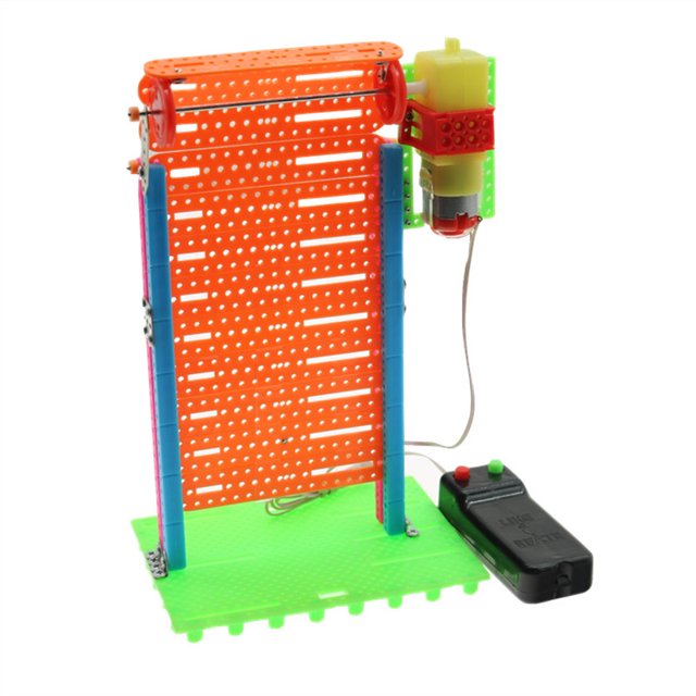 Persiana eléctrica con control remoto de bricolaje Science Kit para niños