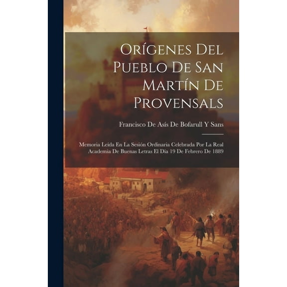 Orígenes Del Pueblo De San Martín De Provensals: Memoria Leída En La Sesión Ordinaria Celebrada Por La Real Academia De Buenas Letras El Día 19 De Febrero De 1889 (Paperback)