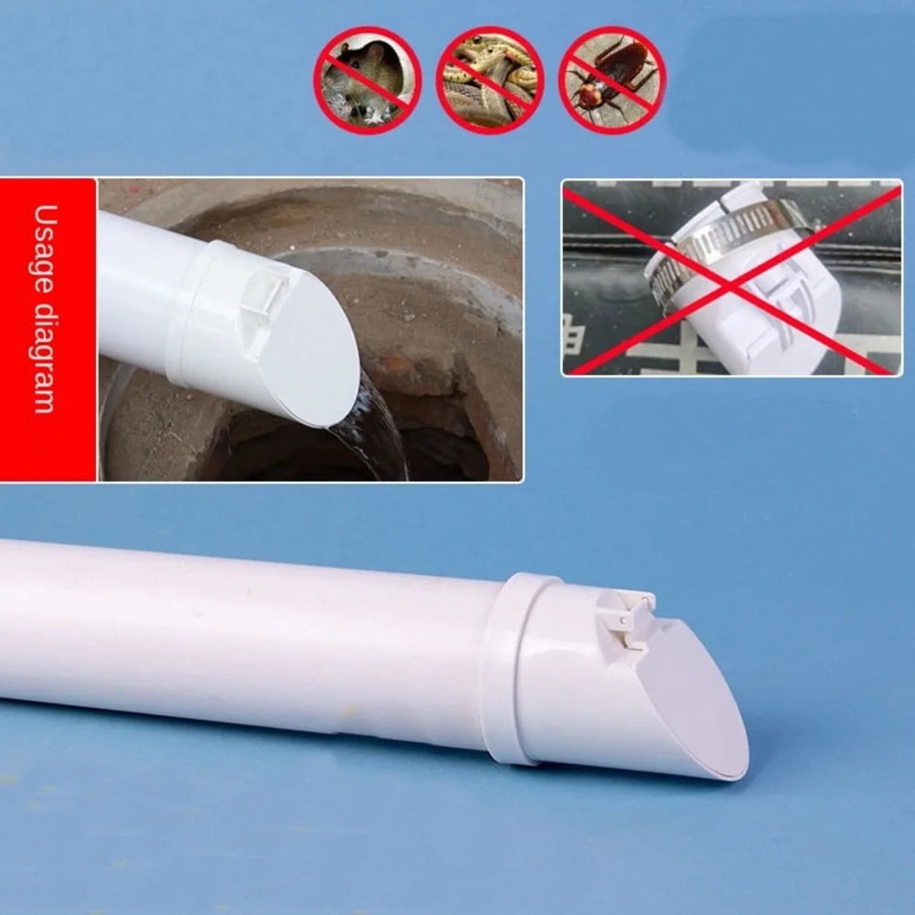 1 Pcs 160mm PVC Drainage Pipe Floor Drains Auto Closing Displacement Valve Cover For Outdoor Drainage Pipes Garden Floor Drain - View #5