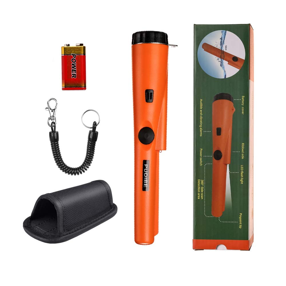 3 Details about   Fully Waterproof Portable Pinpointing Gold Metal Detector With Led Flashlight 