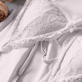 thumbnail image 6 of Blmnix Women Nightgown Sexy Nightgown Chemises with Built in Bra Sleepshirts V-Neck Purple Above-the-Knee Sleeveless Moomoo Nightgown, 6 of 6