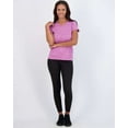 thumbnail image 5 of Real Essentials 5 Pack: Women's Short Sleeve V-Neck Activewear T-Shirt Dry-Fit Wicking Yoga Top (Available in Plus), 5 of 6