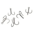 thumbnail image 4 of Treble Hooks, Good Strength High Carbon Steel Treble Hooks   For River 5/0, 4 of 8