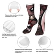 thumbnail image 6 of Lsque The Binding of Isaac Print Women's Men's Novelty 16in Crew Socks Cotton Socks Knee High Socks for Walking,Running,Nurses,Pregnancy, 6 of 6