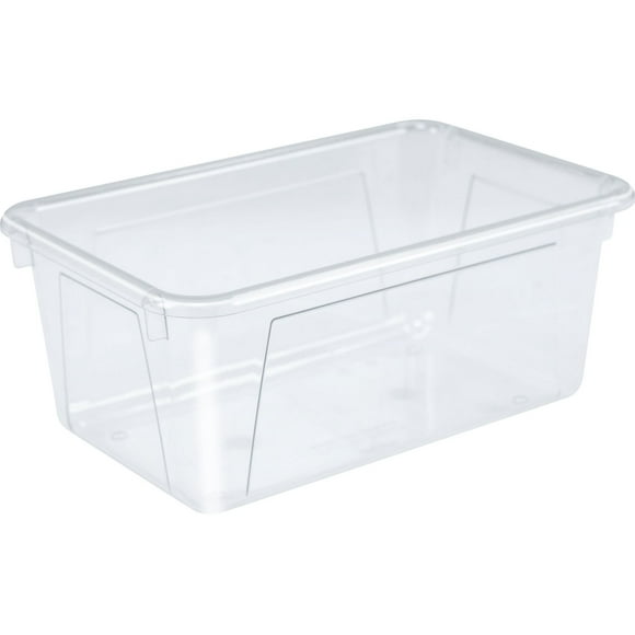 Storex Small Cubby Bin, Translucent, 5-Pack