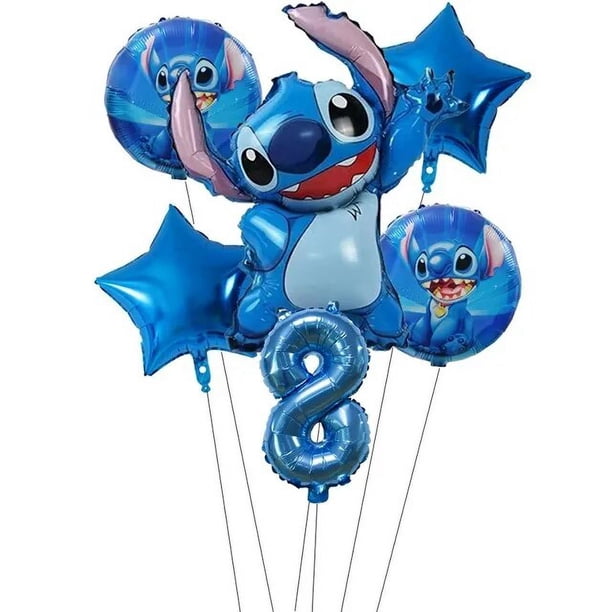 Disney-Juego de vajilla desechable de Lilo & Stitch para fiesta de niño, vasos y platos, suministros para Baby Shower
