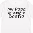 thumbnail image 4 of Inktastic My Papa is My Bestie Boys or Girls Long Sleeve Toddler T-Shirt, 4 of 5
