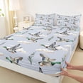 thumbnail image 3 of Castle Fairy Boys Girls Flying Mallard Duck Bed Sheets,River House King Sheets, 3 of 7