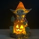 thumbnail image 3 of Fiudx Lámpara de Calabaza de Halloween, Artesanía de Resina Iluminada, Diseño Único de Lámpara Colgante, Estética Minimalista, Decoración de Jardín Al Aire Libre, Ambiente de Fiesta Espeluznante, Tam, 3 of 3