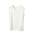 thumbnail image 2 of Antinious Ladies Crew Neck Sleeveless Solid Relaxed Style Versatile Daily Tank Tops, 2 of 5