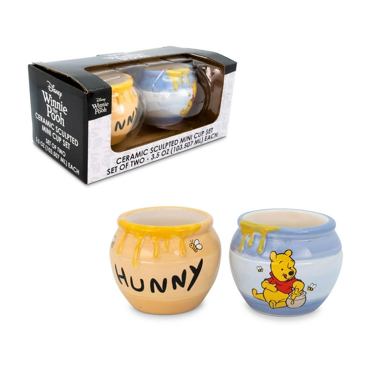 Silver Buffalo Disney Winnie the Pooh Honey Pot Sculpted Ceramic Mug |  Holds 23 Ounces