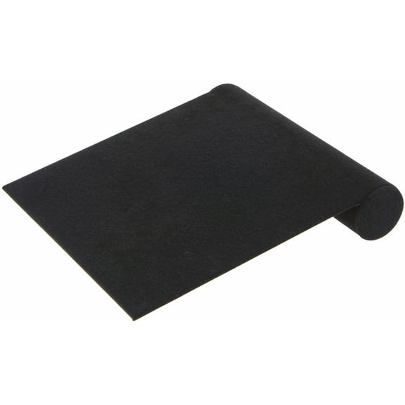 Plymor Black Velvet Bracelet Ramp Display Stand, 8" W x 8.5" D x 1.75" H