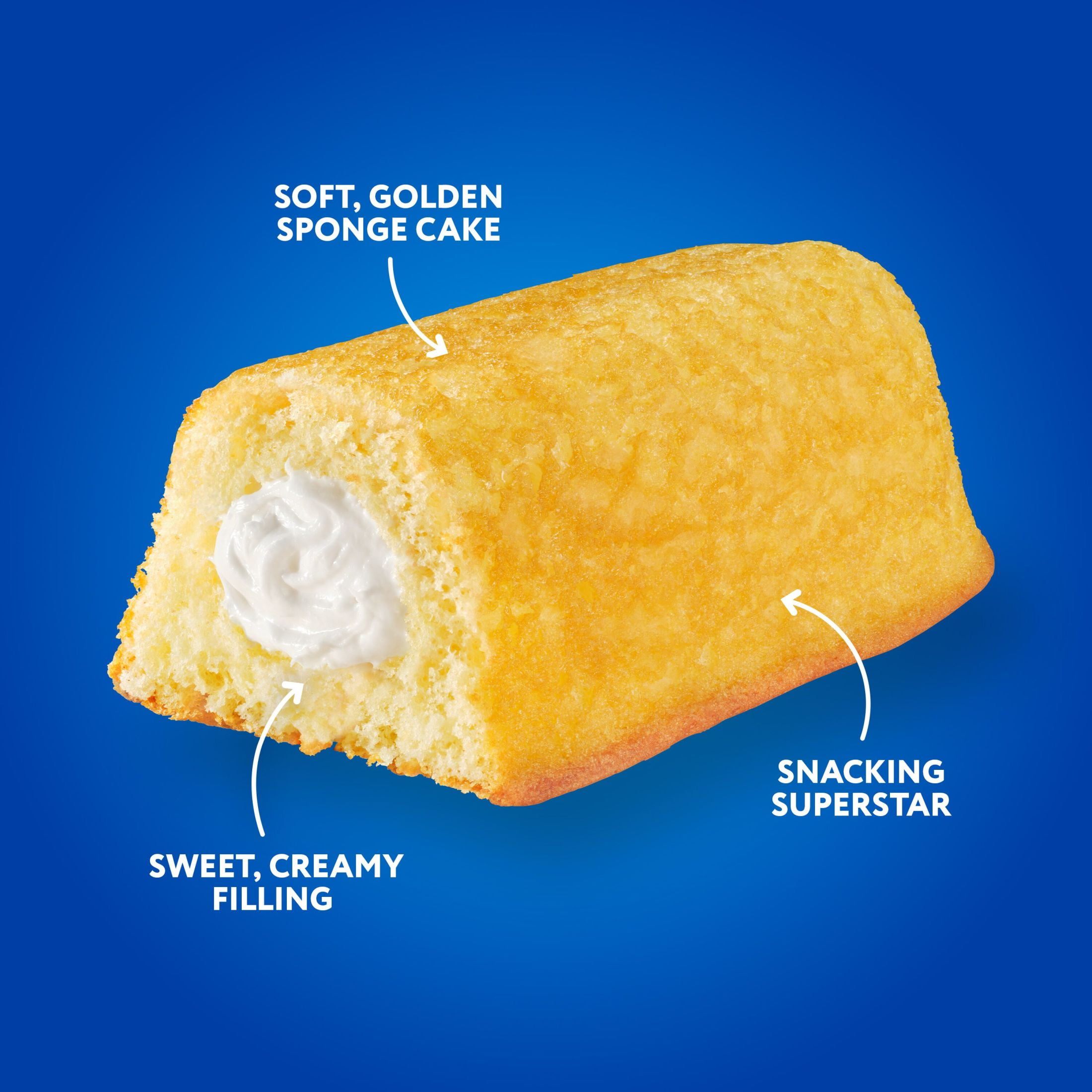 Hostess Twinkies Snack Cakes, Golden Sponge Cake with Banana Artificially Flavored Filling, 13.58 oz Box (10 Count)