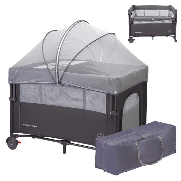 Corral Para Bebé Aeiou Nueva Zelanda Colecho Plegable Azul