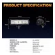 thumbnail image 4 of Faros Auxiliares Barras Lupa Bicolor Beam Para Moto Autos, 4 of 5