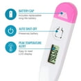 thumbnail image 3 of MABIS Digital Basal Body Thermometer for Ovulation Tracking, Fertility, Period Tracking and Natural Family Planning with Beeper & Memory, Oral Use Only, 3 of 5