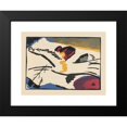 thumbnail image 2 of Wassily Kandinsky 18x14 Black Modern Framed Museum Art Print Titled - Sounds Pl.04 (1913), 2 of 5