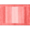 thumbnail image 1 of Ahgly Company Machine Washable Indoor Rectangle Abstract Red Modern Area Rugs, 8' x 10', 1 of 4