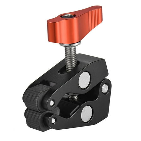 Andoer Crab Pliers Clip Super Clamp with 1/4 inch & 3/8 Inch Screw Hole