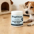 thumbnail image 4 of PupDose Dog Dental Powder, Teeth Cleaning & Tartar Removal Supplement, Fresh Breath Oral Care for Dogs, Gum Health Support, Easy Mix Food Additive for Small Medium Large Dogs (2PC), 4 of 9