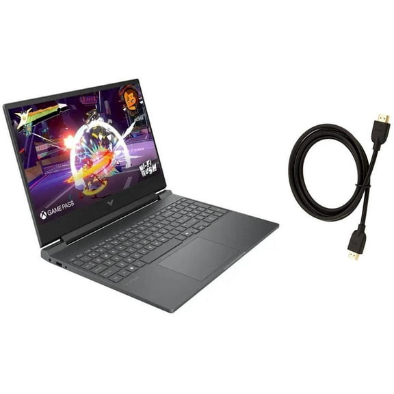 HP Victus 15.6" 144Hz Full HD Gaming Laptop |Intel Core i5-13420H | NVIDIA GeForce RTX 3050 | Copilot |Backlit| Silver | 8GB RAM | 512GB SSD |Windows 11 Home |Bundle with HDMI Cable