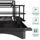 thumbnail image 3 of Escurridor de Platos de 2 Niveles, Escurridor de Acero Inoxidable para Encimera, con Bandeja de Drenaje, Soporte para Cubiertos y Tazas, Incluye Tapete de Secado Adicional, 3 of 9
