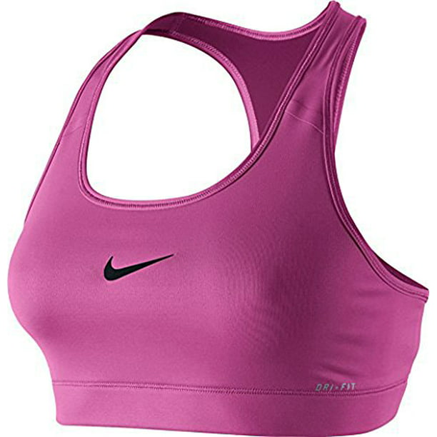 Nike - Nike Womens Victory Compression Sports Bra Vivid Pink/Black ...