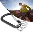 thumbnail image 1 of Mosquetón Clip de Llavero, aleación de Aluminio Multifuncional Monta?ismo Cerradura D Hebilla para monta?ismo Escalada en Roca Rappel Hunt Hammock(9.00 * 4.00 * 1.50cm-Negro) Campamento de Montañismo Octpeak No, 1 of 6