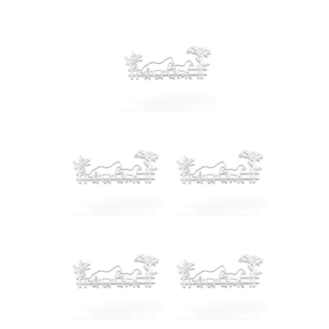 Advancent Carbon Steel Die Party Banquet Scrapbook Stencil DIY Template Handicraft Photo Handmade Decoration Crafting Album Type2 NO2