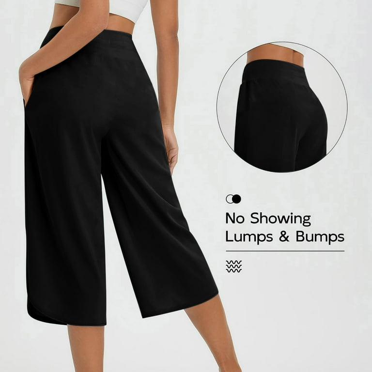 Gym Capris Women Loose Cotton Workout New Womens Loose Capris High