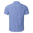 thumbnail image 5 of Mens Soft T Shirts Athletic Shirt Men T Shirts for Man 2025 Trendy Stripes Mens Shirts Dress Vintage Shirts Short Sleeve Cotton Linen Comfy Loose Fit, 5 of 7