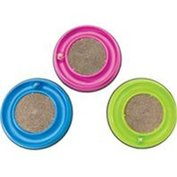 10 in. Rockin Cat Scratcher Cat Toy, Assorted Color