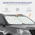 thumbnail image 4 of Balery 2 Piece Sea Turtle Car Windshield Sun Shade|Foldable Front Windshield Shade for Car Front Window for Most Sedans SUV Truck-Medium, 4 of 7