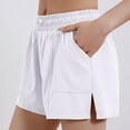 thumbnail image 5 of Running Shorts for Women Fake Two Piece Sports Shorts Fitness Running Casual Pants Loose Breathable Quick Dried Yoga Shorts on Clearance, 5 of 7