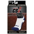thumbnail image 2 of CSX Low Cut Ankle Sock Pro, Navy on White, X-Large, 2 of 3