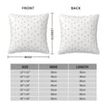 thumbnail image 2 of Yiaed Rabbit And Carrot Print Pillow Covers Super Soft Decorative Square Throw Pillow Covers Case Cushion Covers for Sofa Couch Bedroom Car Decor（No pillow core）-26"x26", 2 of 7