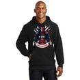 thumbnail image 3 of Houston Football Team Texan Bull Men's Hoodie, 3 of 7
