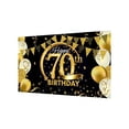 thumbnail image 2 of Billuyoard Banner de fiesta de cumpleaños, decoración de pared de fondo con tema de cumpleaños en casa Kits de decoración para fiestas 70 años, 2 of 6