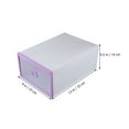 thumbnail image 4 of Shoe Drawer Storage Clear Boxes BoxBoot Container Stackable Display Organizing Sliding Stacking Shoes Shoes Beddrawers, 4 of 6