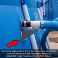 thumbnail image 4 of Pool Hose Guide Bracket Set, Durable Metal Support for Inlet and Filter Hoses on Above Ground Swimming Pools, 4 of 5