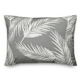 thumbnail image 2 of Creative Products Nature Palm Gray 14x20 Spun Poly Pillow, 2 of 3