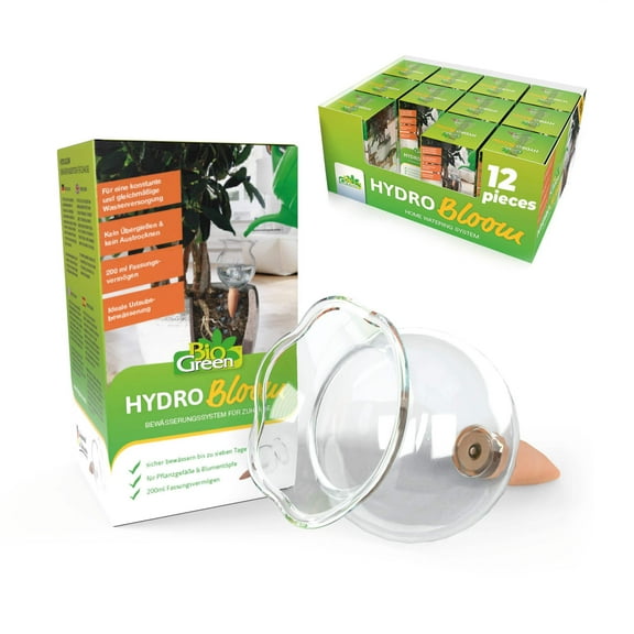 Plant Watering System HYDRO BLOOM, 12 pcs, Ideal for Houseplants