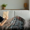 thumbnail image 3 of Brick Wall Soft Flannel Fleece Throw Blanket, Graffiti on the Old Wall of Bricks Urban Underground Culture Street Art Print, Cozy Plush for Indoor and Outdoor Use, 70" x 90", Multicolor, by Ambesonne, 3 of 5