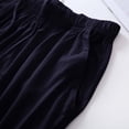 thumbnail image 7 of Asxite Plus Size Womens Pajamas Pants Loose High Waist Soft Knit Solid Pocket Cropped Sleepwear, 7 of 7
