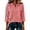 Red, variant on Satingcolo Women Striped Polo Shirts 3/4 Sleeve Rugby Shirts Oversized Collared T Shirts Fall Color Block Tee Tops,Gray 3XL