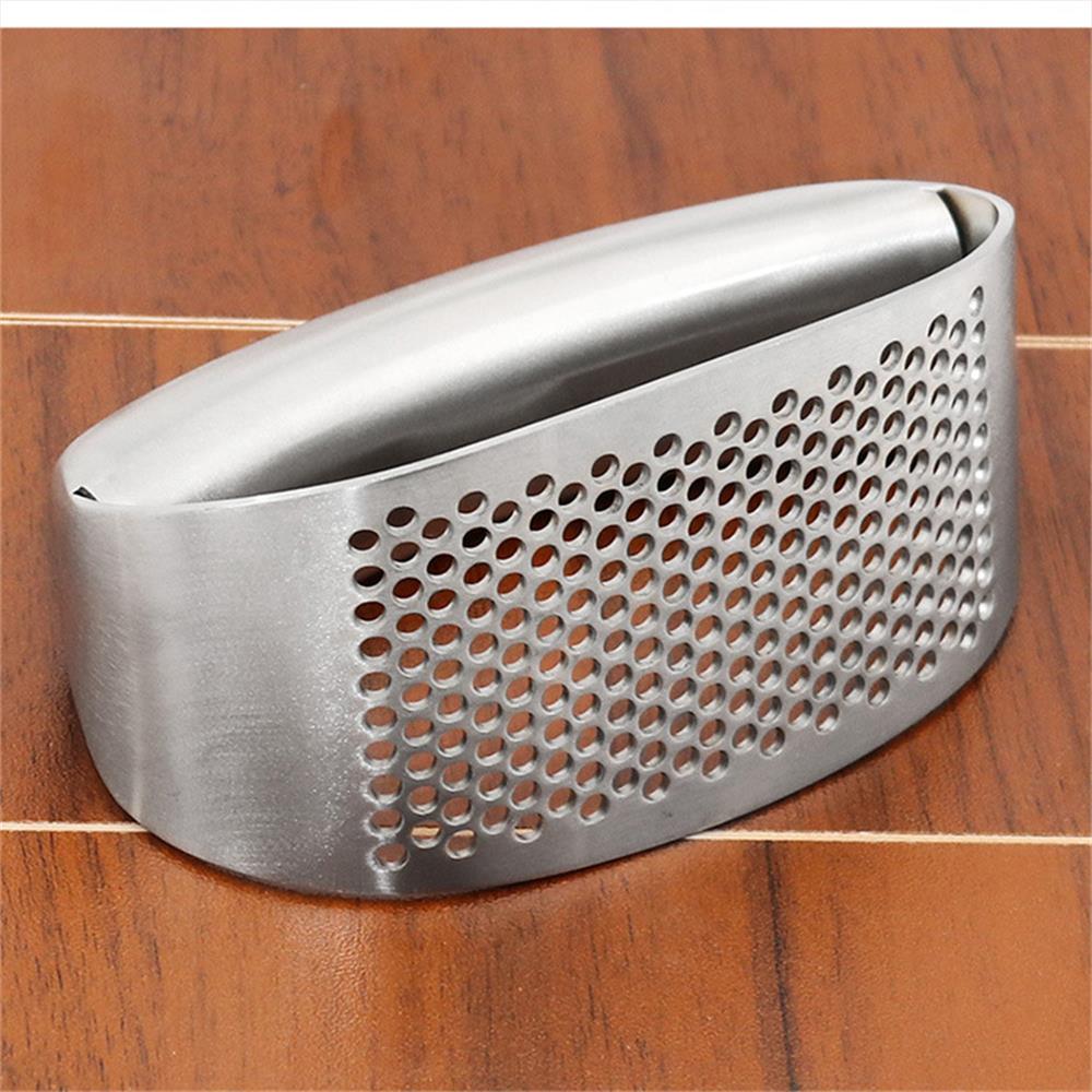 Stainless Steel Garlic Press Metal Ginger Garlic Chopper Crusher Garlic