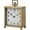 Small, variant on Classic Gold Table Clock, Silent Non-Ticking Battery Operated Decorative Clock for Living Room